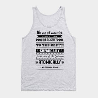 We Are All Connected [Black] Tank Top